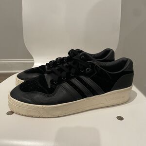 Adidas Rivalry Low Shoes Black Velvet Pack Men's Size 11 EH0181 Chunky Velour
